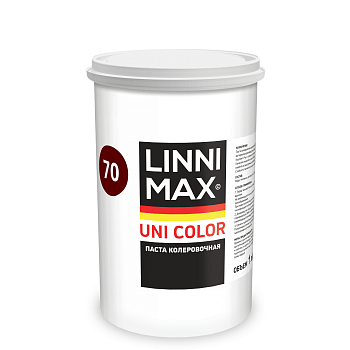 Универсальная пигментная паста LINNIMAX Uni Color / ЛИННИМАКС Юни Колор (70 Rotbraun, 1 л (темно-рыжий))