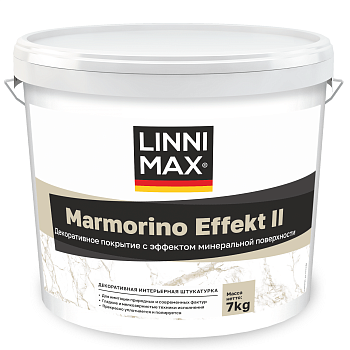 Штукатурка декоративная интерьерная LINNIMAX Marmorino Effect II / ЛИННИМАКС Марморино Эффект II (14 кг)