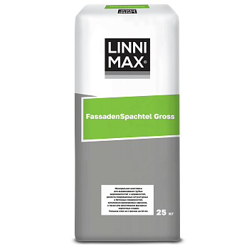 Смесь сухая шпатлевочная LINNIMAX FassadenSpachtel Gross / ЛИННИМАКС ФассаденШпахтель Гросс (25 кг)