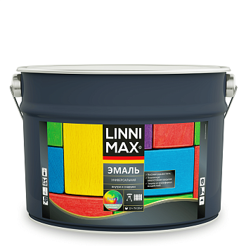 Эмаль алкидная универсальная LINNIMAX / ЛИННИМАКС (Шелковисто-матовая, 0,69 л)